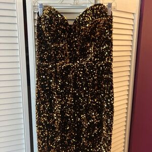 Fashion Nova Becka sequin gown size XL